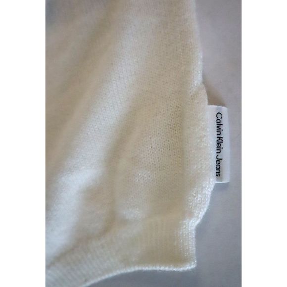 Calvin Klein Jeans CJ2R0110 Women's Sz XL Beige Hooded Bell-Sleeve Top $70 - Picture 5 of 7